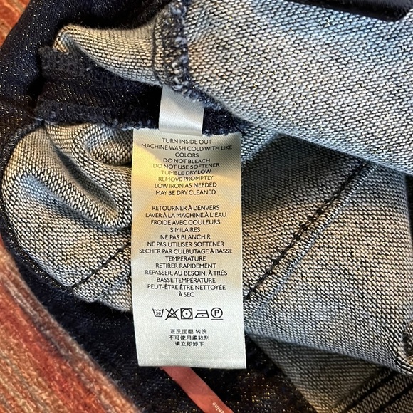 Anthropologie Pilcro‎ Shimmer High Rise Denim Legging - Picture 8 of 13